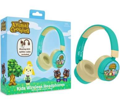 OTL WIRELESS BLUETOOTH HEADPHONE ANIMAL CROSSING (MOVIL/TABLET)