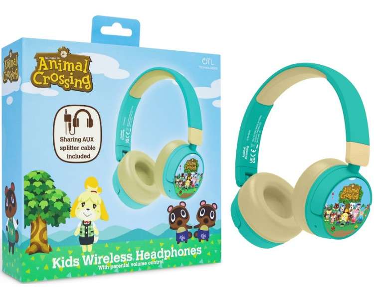 OTL WIRELESS BLUETOOTH HEADPHONE ANIMAL CROSSING (MOVIL/TABLET)