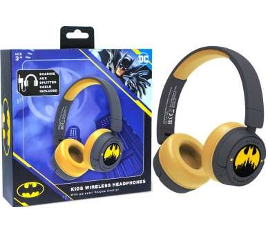 OTL KIDS WIRELESS HEADPHONES DC BATMAN (CONSOLAS/MOVIL/TABLET)