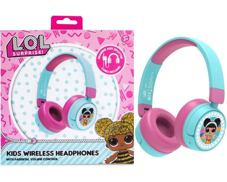 OTL KIDS WIRELESS HEADPHONES L.O.L. SURPRISE! (COSOLAS/MOVIL/TABLET)