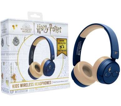 OTL KIDS WIRELESS HEADPHONES HARRY POTTER LIGHTNING BOLD SCAR NAVY (CONSOLAS/MOVIL/TABLET)