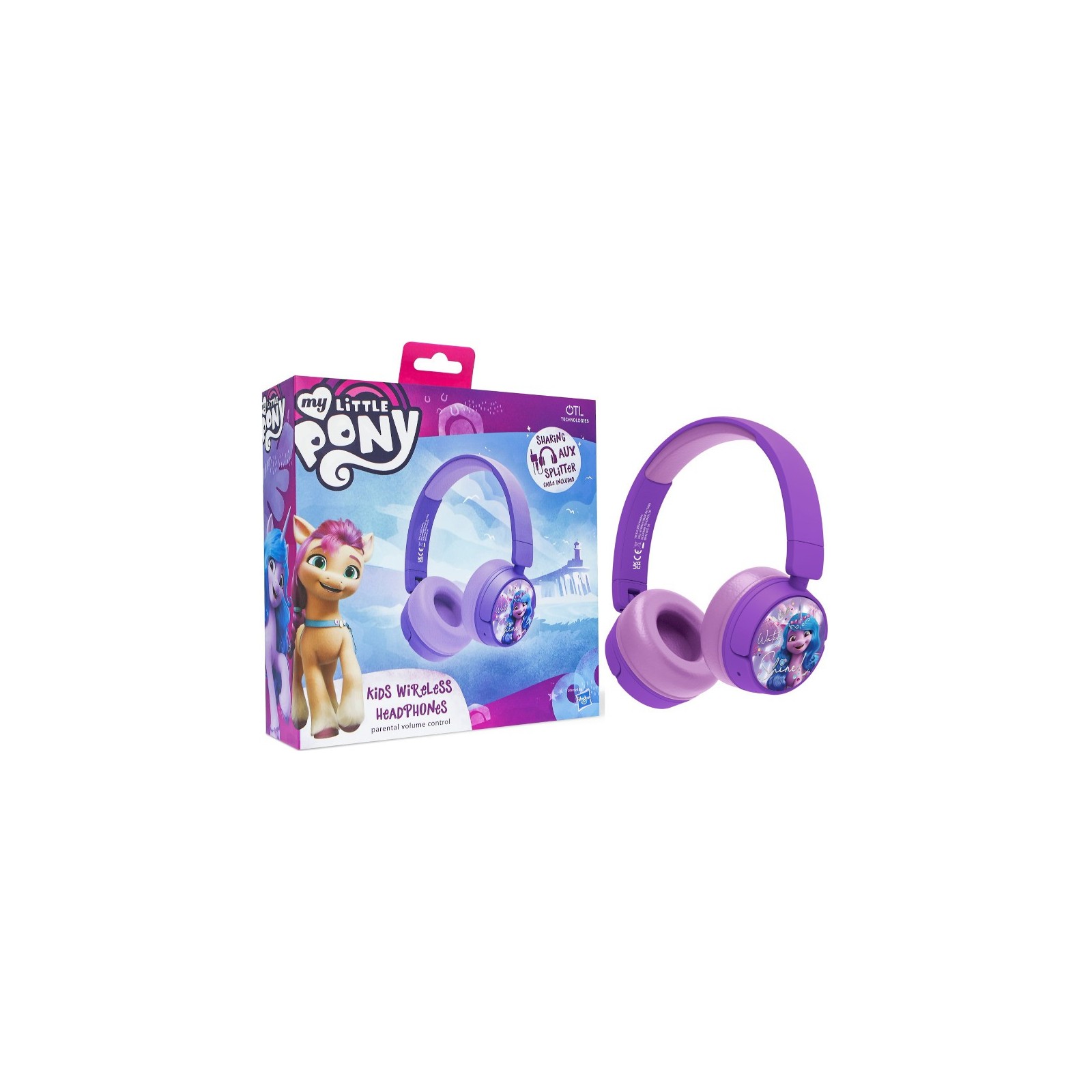 OTL KIDS WIRELESS HEADPHONES MY LITTLE PONY (CONSOLAS/MOVIL/TABLET)