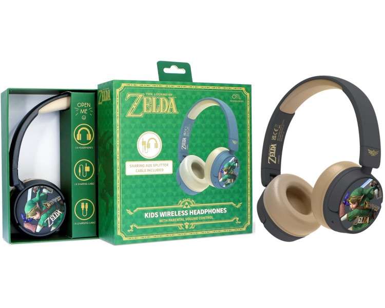 OTL KIDS WIRELESS BLUETOOTH HEADPHONE LEGEND OF ZELDA (MOVIL/TABLET)