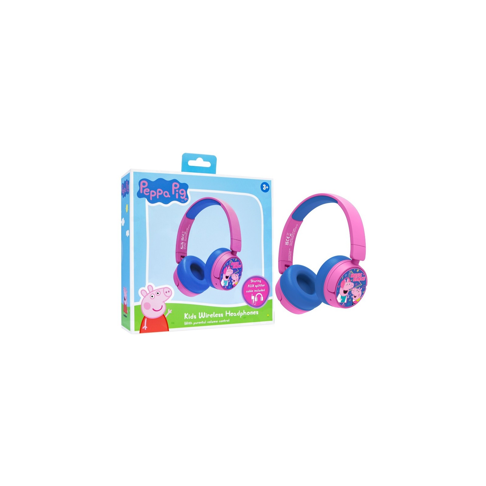 OTL KIDS WIRELESS HEADPHONES PEPPA PIG (CONSOLAS/MOVIL/TABLET)