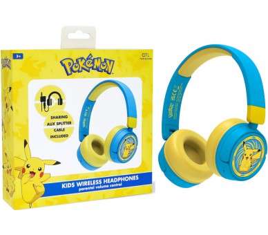 OTL KIDS WIRELESS BLUETOOTH HEADPHONE POKEMON PIKACHU (MOVIL/TABLET)