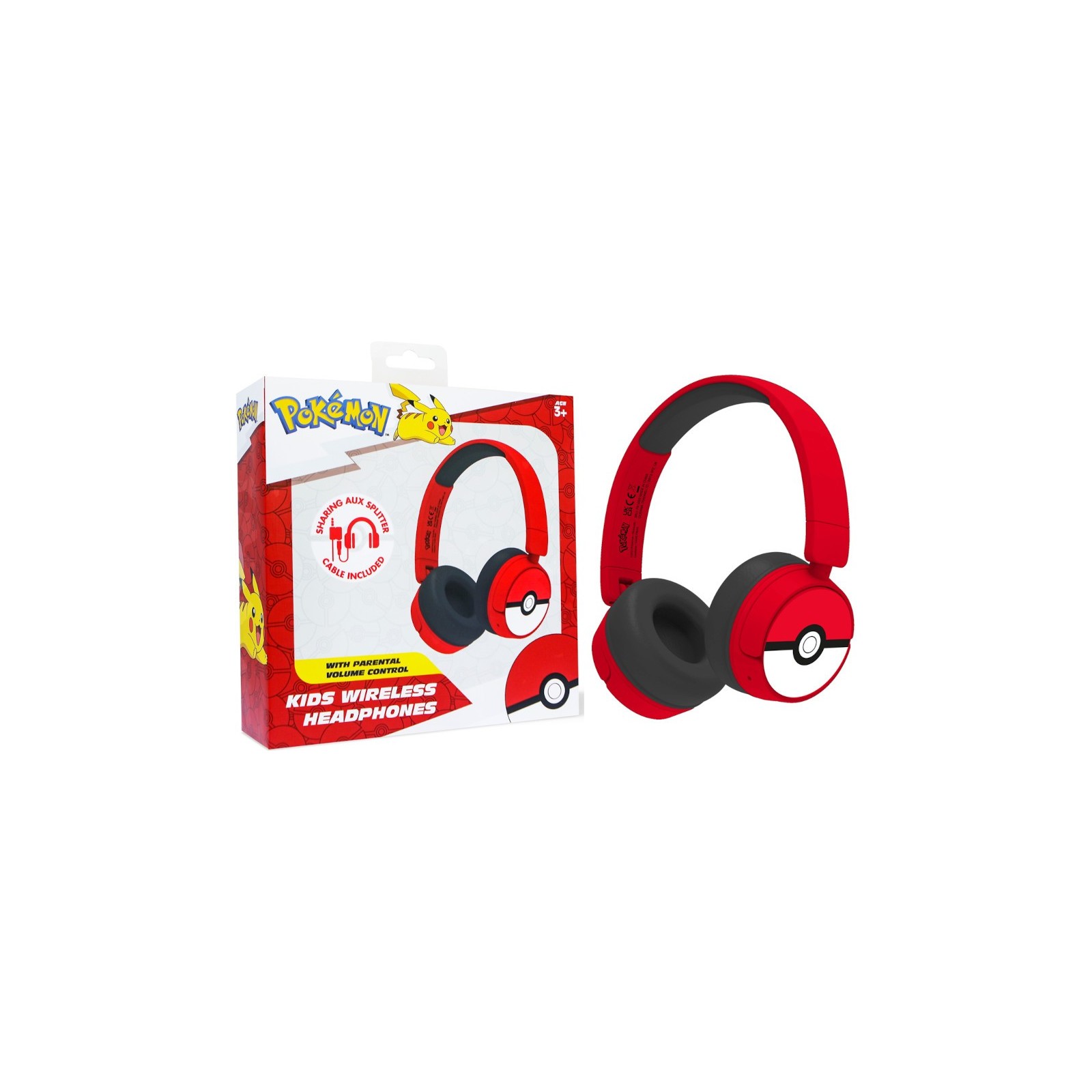 OTL WIRELESS BLUETOOTH HEADPHONE POKEMON POKE BALL (MOVIL/TABLET)