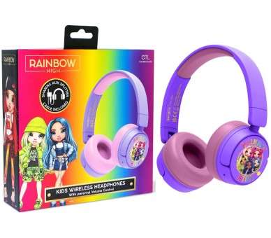 OTL KIDS WIRELESS HEADPHONES RAINBOW HIGH (CONSOLAS/MOVIL/TABLET)