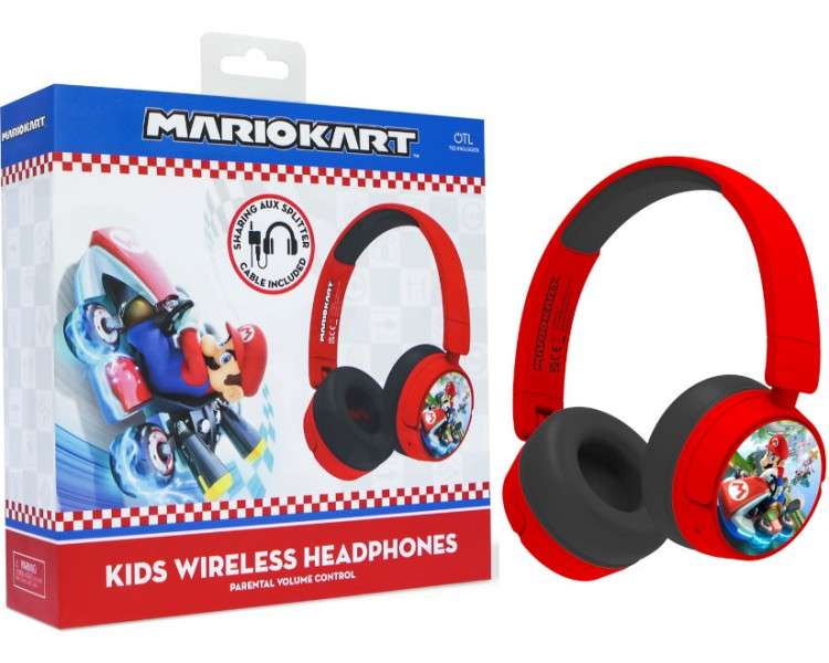 OTL WIRELESS BLUETOOTH HEADPHONE MARIO KART (MOVIL/TABLET)