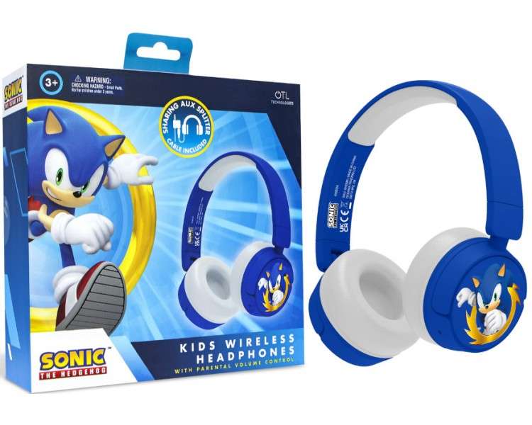 OTL KIDS WIRELESS HEADPHONES SONIC THE HEDGEHOG (CONSOLAS/MOVIL/TABLET)