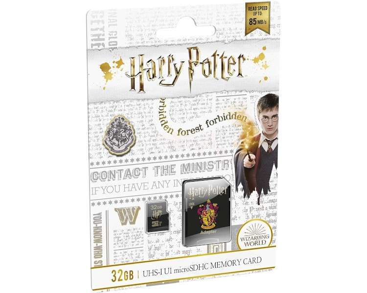 EMTEC MICRO SDHC CARD 32GB HARRY POTTER GRYFFINDOR + ADAPTER