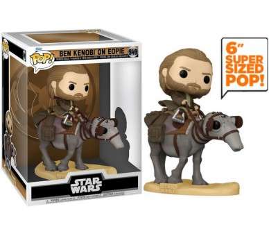 FUNKO POP! STAR WARS: 6" BEN KENOBI ON EOPIE (15 CM) (549)