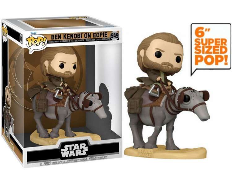 FUNKO POP! STAR WARS: 6" BEN KENOBI ON EOPIE (15 CM) (549)