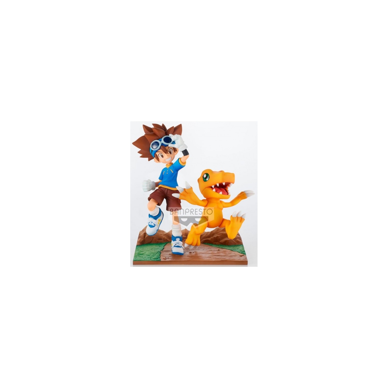 BANPRESTO DIGIMON ADVENTURE DXF: ADVENTURE ARCHIVES: TAICHI & AGUMON (15 CM)