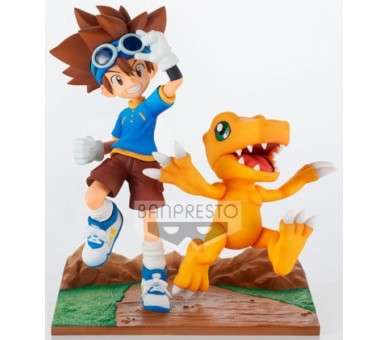 BANPRESTO DIGIMON ADVENTURE DXF: ADVENTURE ARCHIVES: TAICHI & AGUMON (15 CM)