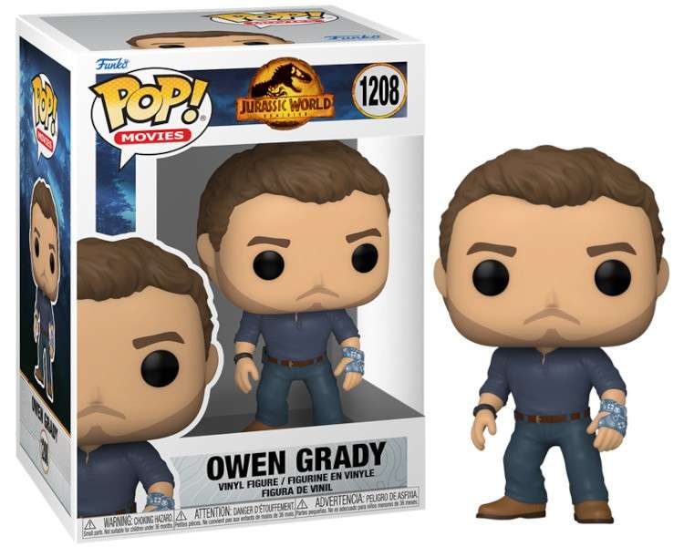 FUNKO POP! MOVIES - JURASSIC WORLD DOMINION: OWEN GRADY (1208)