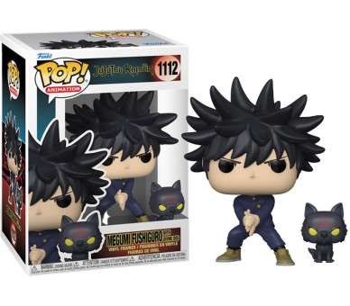 FUNKO POP! ANIMATION - JUJUTSU KAISEN: MEGUMI FUSHIGURO WITH DIVINE DOG (1112)