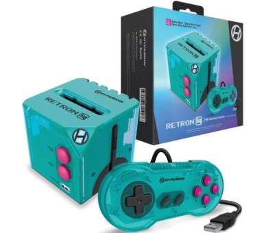 CONSOLA HYPERKIN RETRON SQ BEACH AZUL (PARA JUEGOS GAMEBOY & ADVANCE)