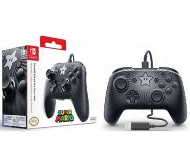 PDP FACEOFF WIRED PRO CONTROLLER STAR MARIO LICENCIADO