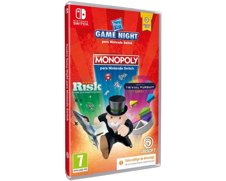 HASBRO GAME NIGHT (MONOPOLY+ RISK + TRIVIAL PURSUIT) (CIAB)