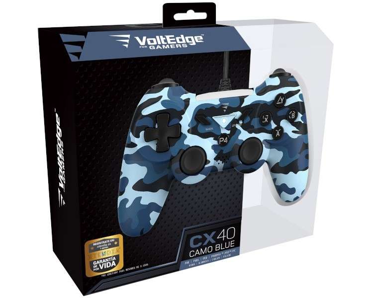 VOLTEDGE WIRED CONTROLLER CX40 CAMO BLUE (PS3/PC)