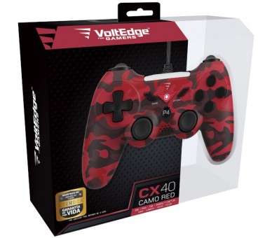 VOLTEDGE WIRED CONTROLLER CX40 CAMO RED (PS3/PC)