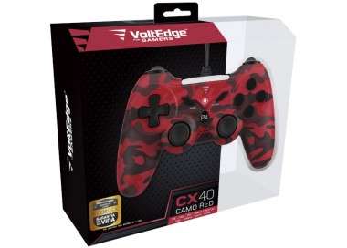 VOLTEDGE WIRED CONTROLLER CX40 CAMO RED (PS3/PC)