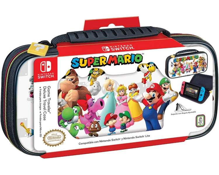 GAME TRAVELER DELUXE TRAVEL CASE SUPER MARIO NNS53B (SWITCH/LITE)