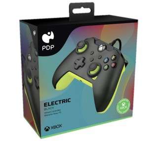 PDP WIRED CONTROLLER ELECTRIC BLACK + GAME PASS 1 MES (XBONE/PC)