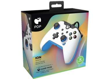 PDP WIRED CONTROLLER ION WHITE + GAME PASS 1 MES (XBONE/PC)