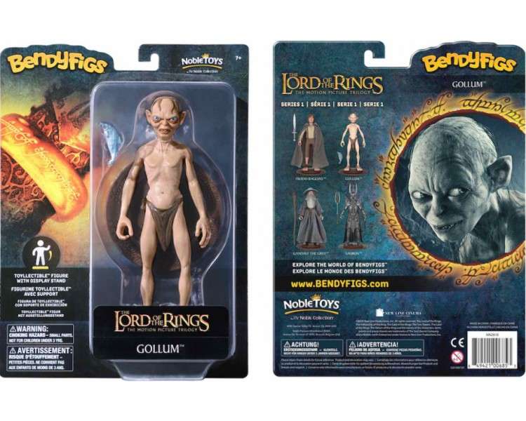 EL SEÑOR DE LOS ANILLOS: GOLLUM (FLEXIBLE - 19 CM)