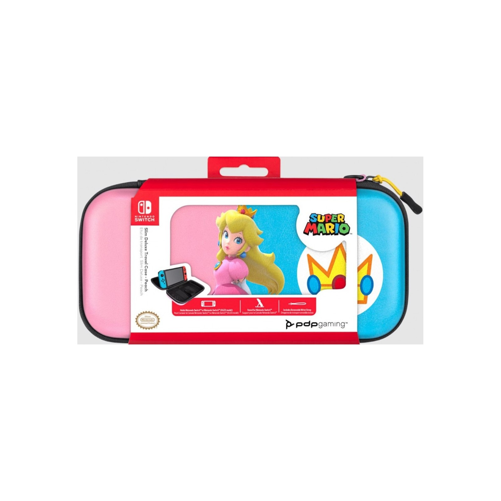 PDP SLIM DELUXE TRAVEL CASE - SUPER MARIO: PEACH