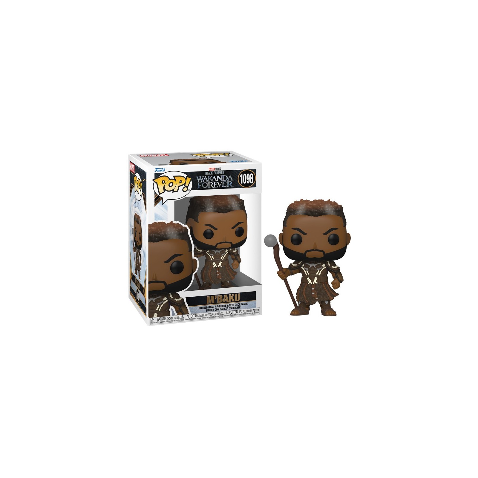 FUNKO POP! BLACK PANTHER WAKANDA FOREVER: M'BAKU (1098)