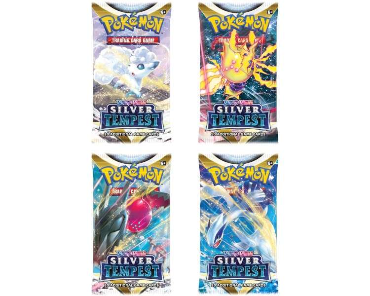 POKEMON TRADING CARD GAME SLEEVED BOOSTER SWORD & SHIELD SILVER TEMPEST (ENG)