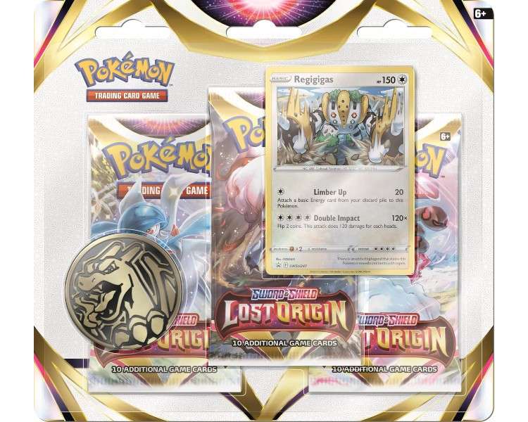 POKEMON TRADING CARD GAME THREE-BOOSTER BLISTER SWORD & SHIELD LOST ORIGIN (ENG)