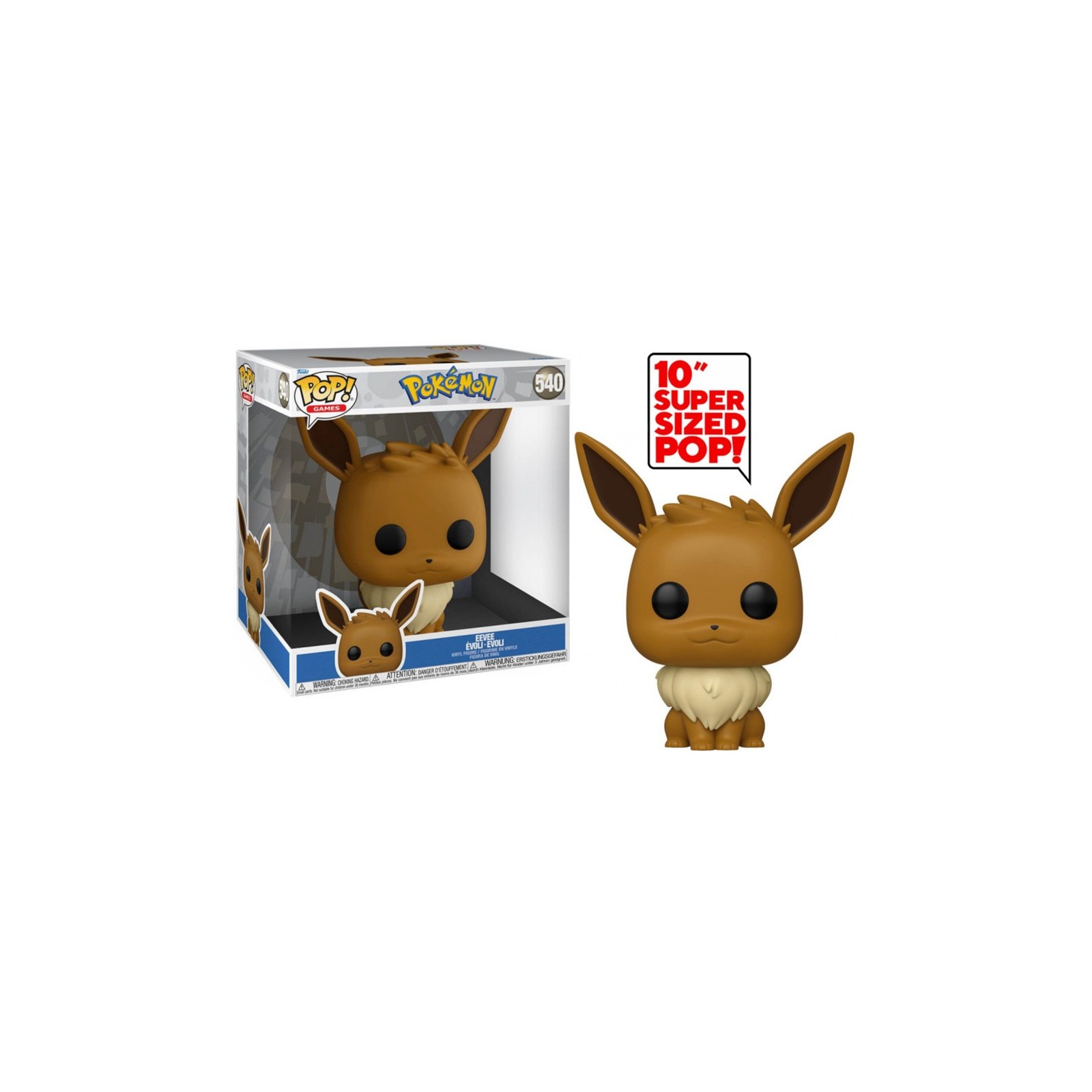 FUNKO POP! GAMES - POKEMON: 10" EEVEE (25 CM) (540)