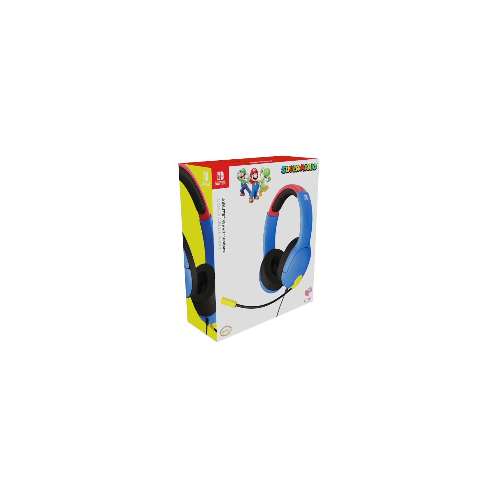 PDP AIRLITE WIRED HEADSET SUPER MARIO (SWITCH/LITE/OLED)