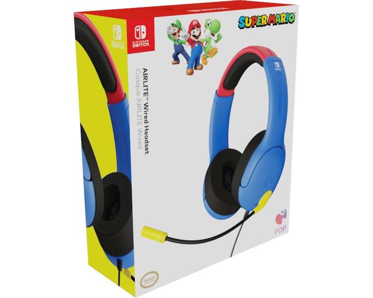 PDP AIRLITE WIRED HEADSET SUPER MARIO (SWITCH/LITE/OLED)