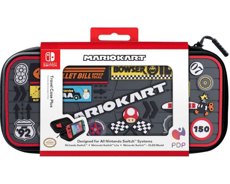 PDP DELUXE TRAVEL CASE MARIO KART AVERTS (SWITCH/LITE/OLED)