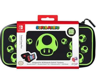 PDP SUPER MARIO TRAVEL CASE PLUS GLOW IN THE DARK (SWITCH/LITE/OLED)