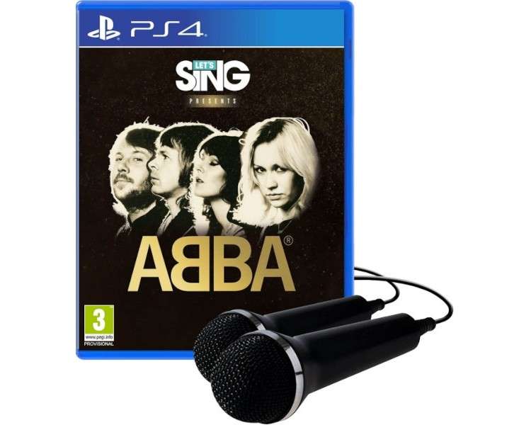 LET'S SING ABBA + 2 MICROFONOS