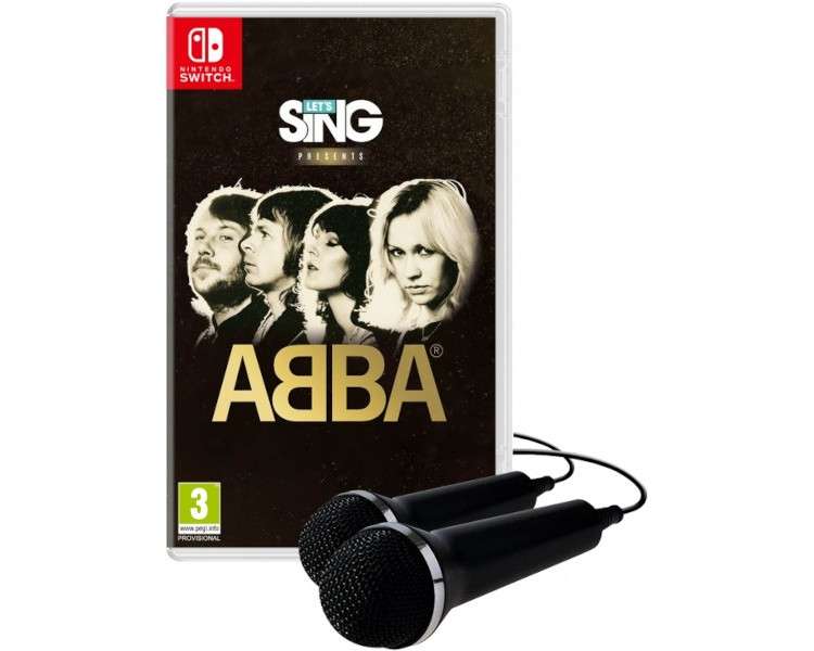 LET'S SING ABBA + 2 MICROFONOS