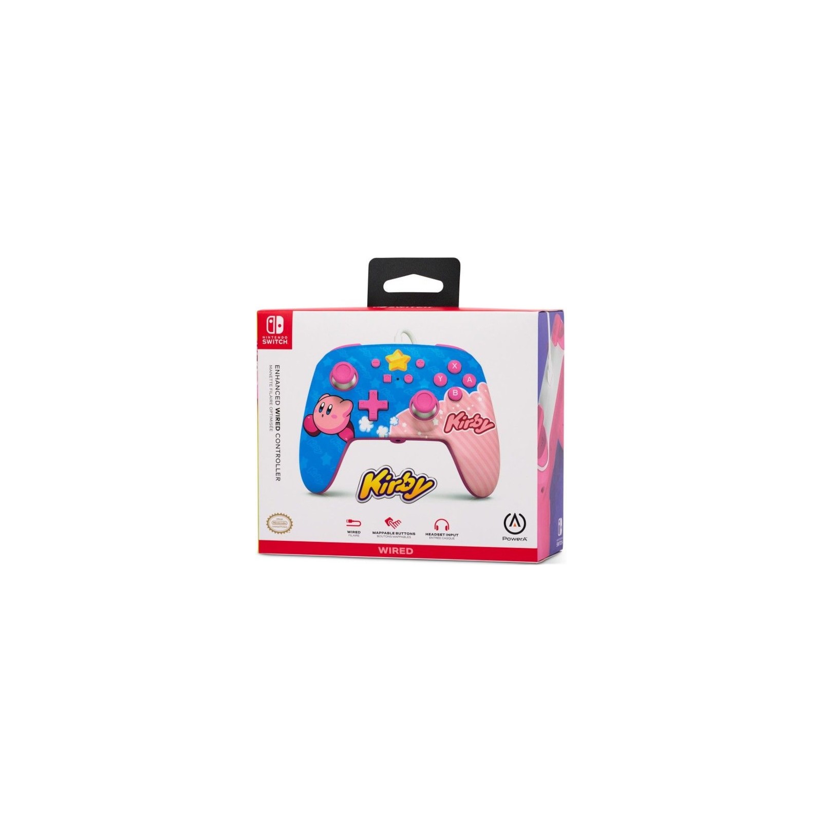 POWER A WIRED CONTROLLER KIRBY