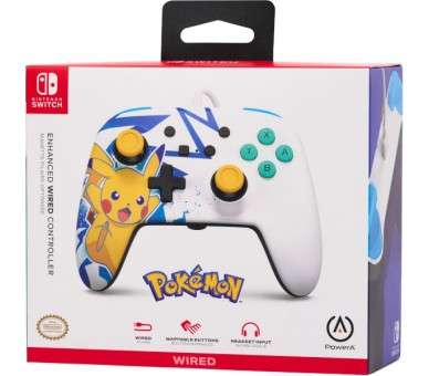 POWER A WIRED CONTROLLER PIKACHU HIGH VOLTAGE