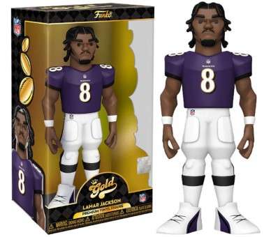 FUNKO POP! GOLD 12" NFL: RAVENS - LAMAR JACKSON (30 CM)