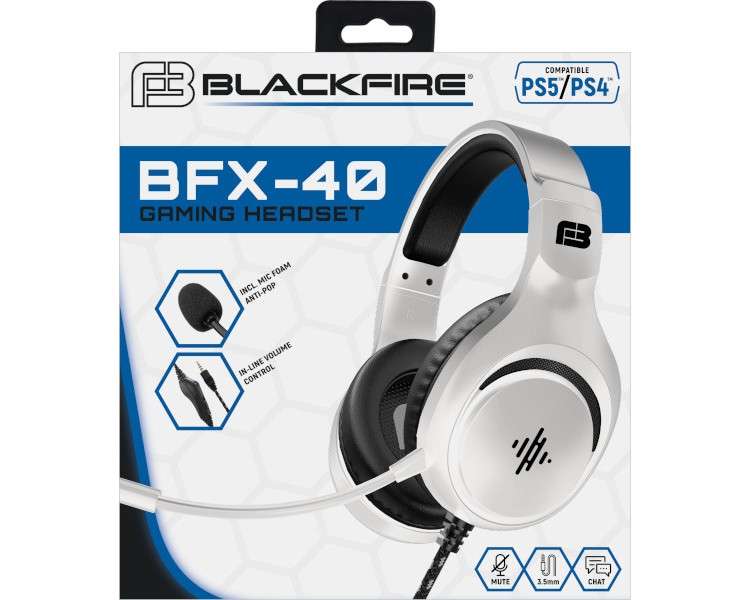 BLACKFIRE GAMING HEADSET BFX-40 (PS5/PS4)