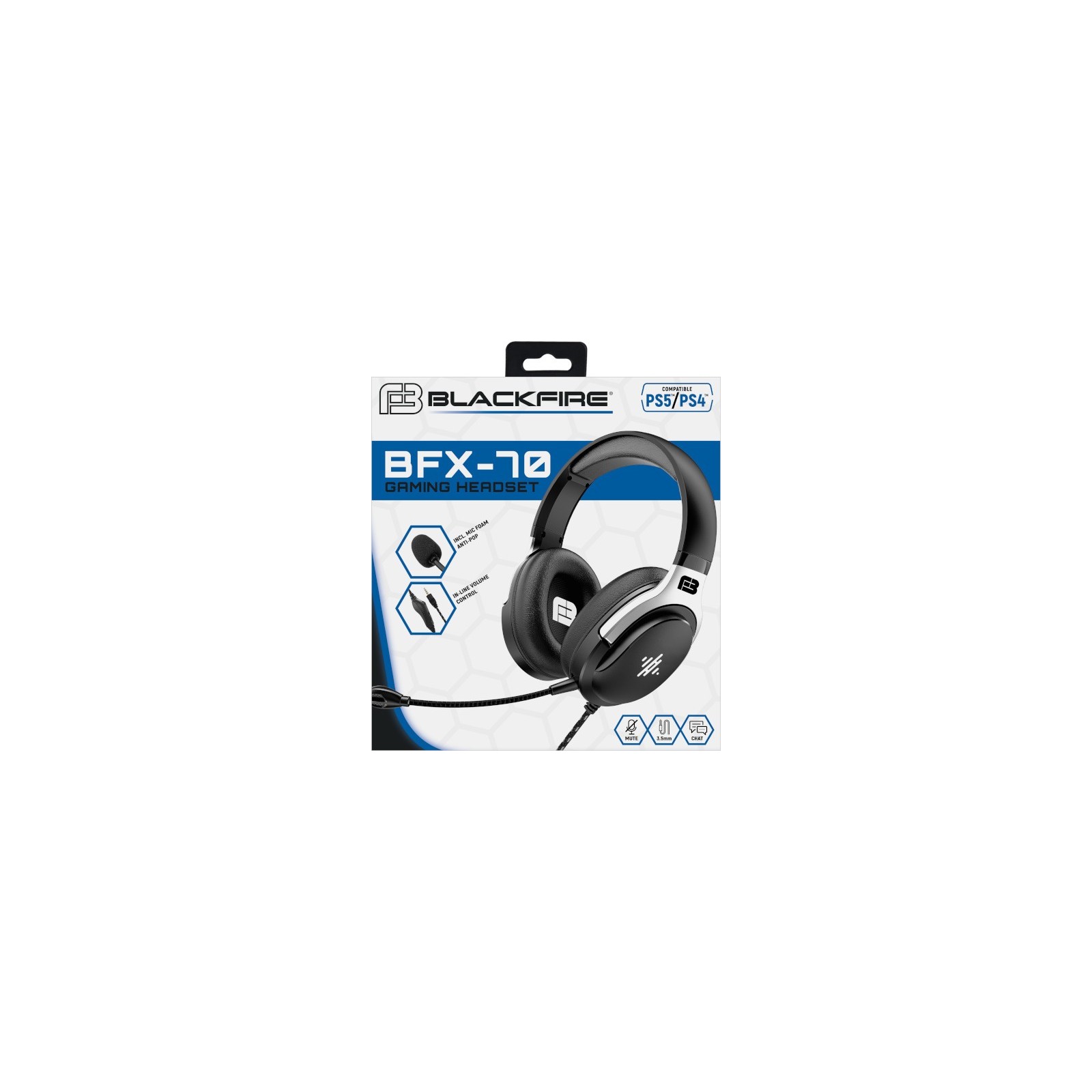 BLACKFIRE GAMING HEADSET BFX-70 (PS5/PS4)