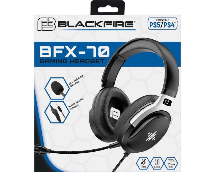 BLACKFIRE GAMING HEADSET BFX-70 (PS5/PS4)