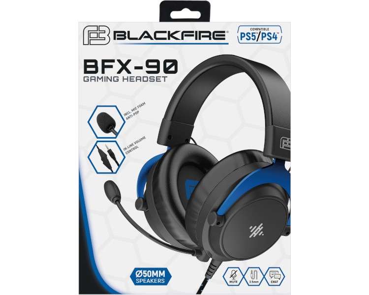 BLACKFIRE GAMING HEADSET BFX-90 (PS5/PS4)