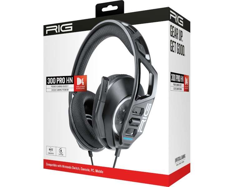 RIG PREMIER GAMING HEADSET 300 PRO HS BLACK (NEGRO) CONSOLE/PC/MOBILE