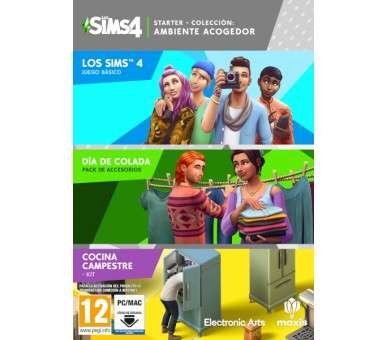 LOS SIMS 4 STARTER COLLECTION: AMBIENTE ACOGEDOR (LOS SIMS 4 + DIA DE COLADA + COCINA CAMPESTRE)